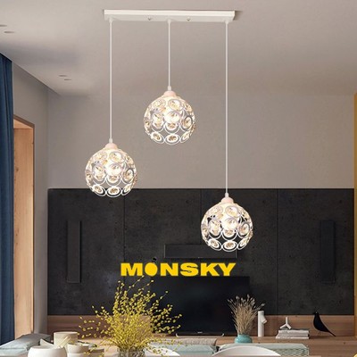 Bộ đèn thả MONSKY ALION treo trần trang trí độc đáo - kèm bóng LED và đế ốp trần