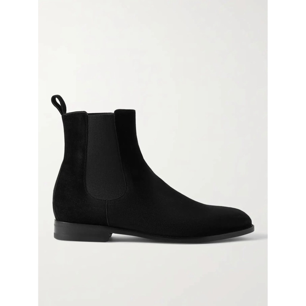 Giày Chelsea Boots thời trang nam màu đen chất liệu da lộn | BigBuy360 - bigbuy360.vn