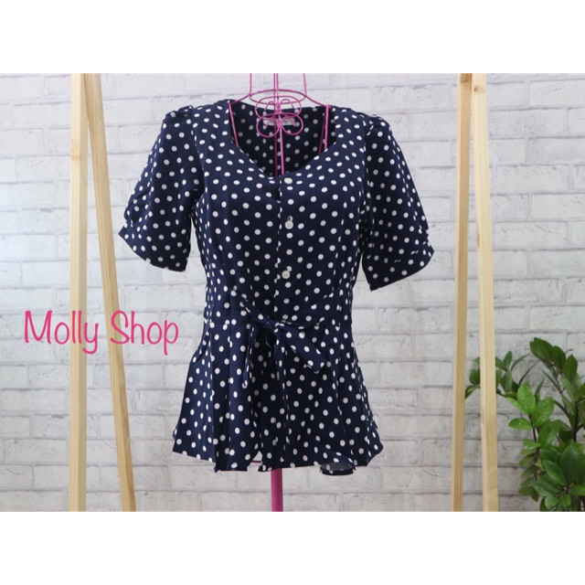 Áo công sở chấm bi | BigBuy360 - bigbuy360.vn