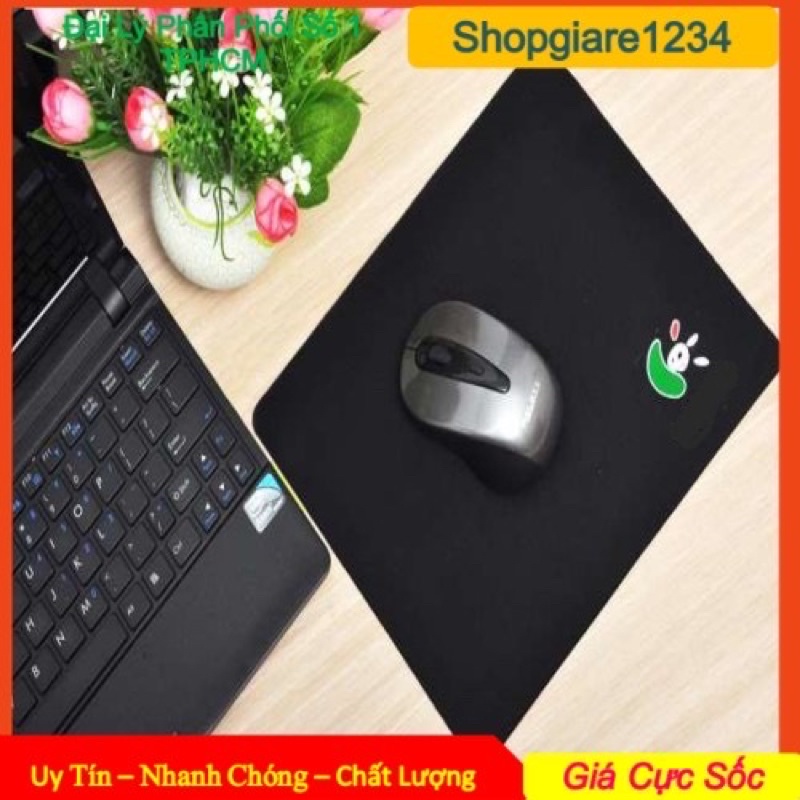 Miếng lót chuột, pad chuột, bàn di Logitech giá siêu rẻ (23 x 20cm)- Lướt Chuột Êm Ái, gọn nhẹ,  bền đẹp và trang nhã.