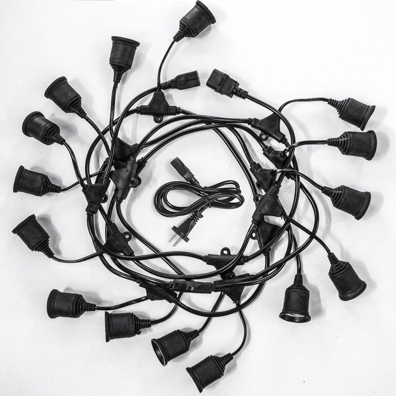 Dây đèn thả ngoài trời 10 mét 20 đui HAPOVA ORALIE 6515