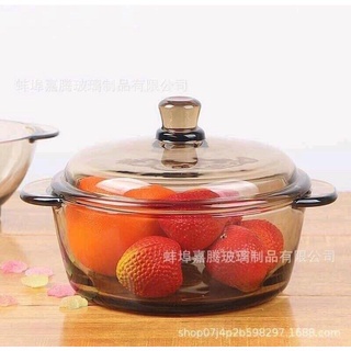 Bộ Nồi Thủy Tinh (1 Nồi + 4 Bát)