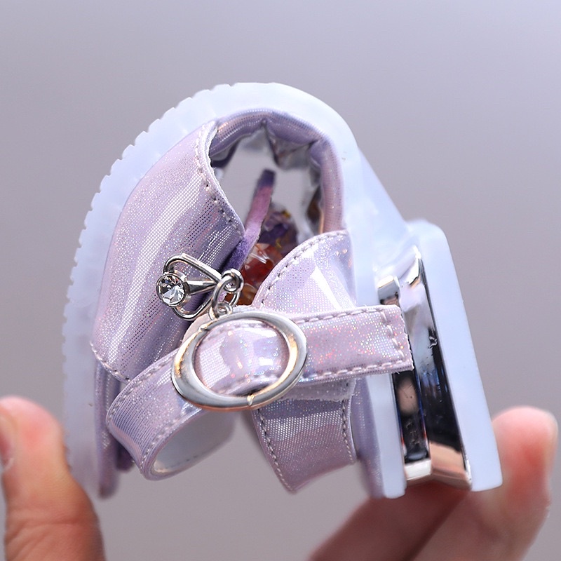 Dép sandal elsa cho bé gái đi học đi chơi siêu xinh