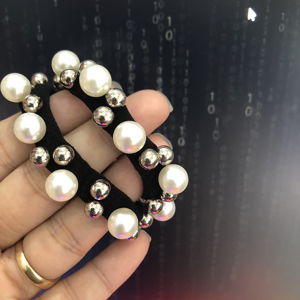 Cột tóc đính hạt xinh xắn MNEW