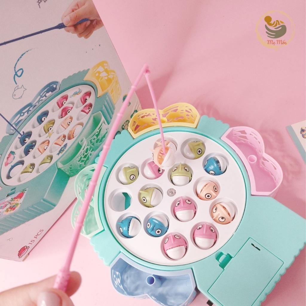 Đồ Chơi Câu Cá Điện Cho Bé Kèm Cần Câu Móc Có Thể Điều Chỉnh Nhạc Shop Mẹ Mốc