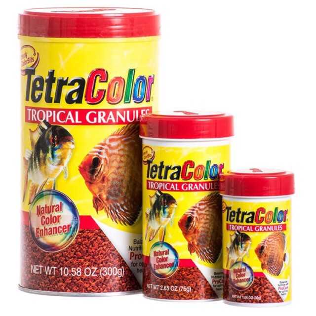 50g Thức Ăn Cá Cảnh Tetra Color Tropical - Cám cá tăng màu