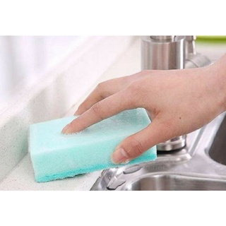 Nhật - Set 5 miếng mút xốp rửa bát chén có 1 mặt ráp - KBN