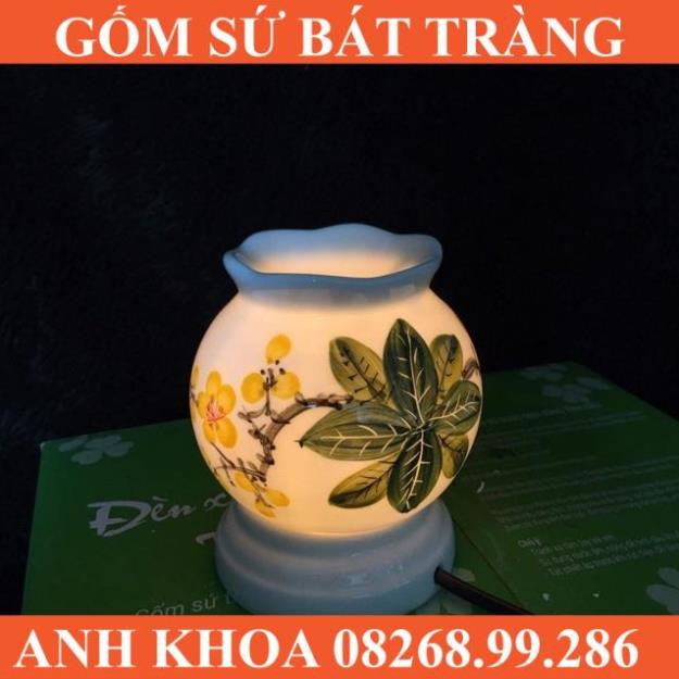 Đèn xông tinh dầu - Gốm sứ Bát Tràng Anh Khoa