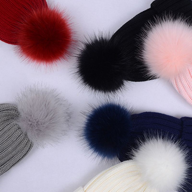 Mũ Len Beanie Màu Trơn Giữ Ấm Cho Nam Và Nữ