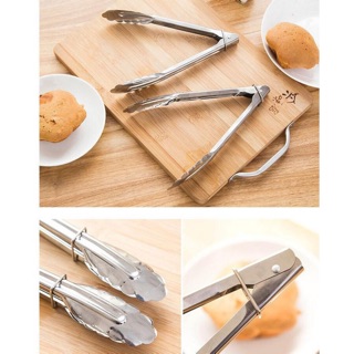 Kẹp inox gắp thức ăn gắp đá