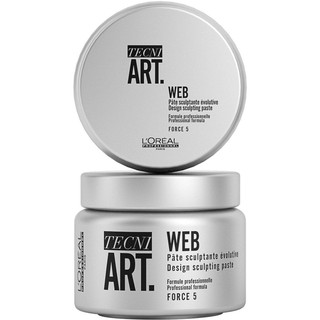 [chính hãng] Sáp vỗ L'oreal Tech.ni Art Web Design sculpting paste Force 5 tạo kiểu tóc 150ml (SPAIN)