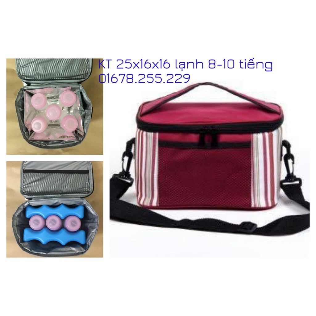 Túi giữ lạnh - giữ nhiệt sữa 8-10 tiếng size to