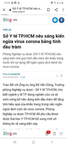 Tinh dầu tràm Phước Quảng