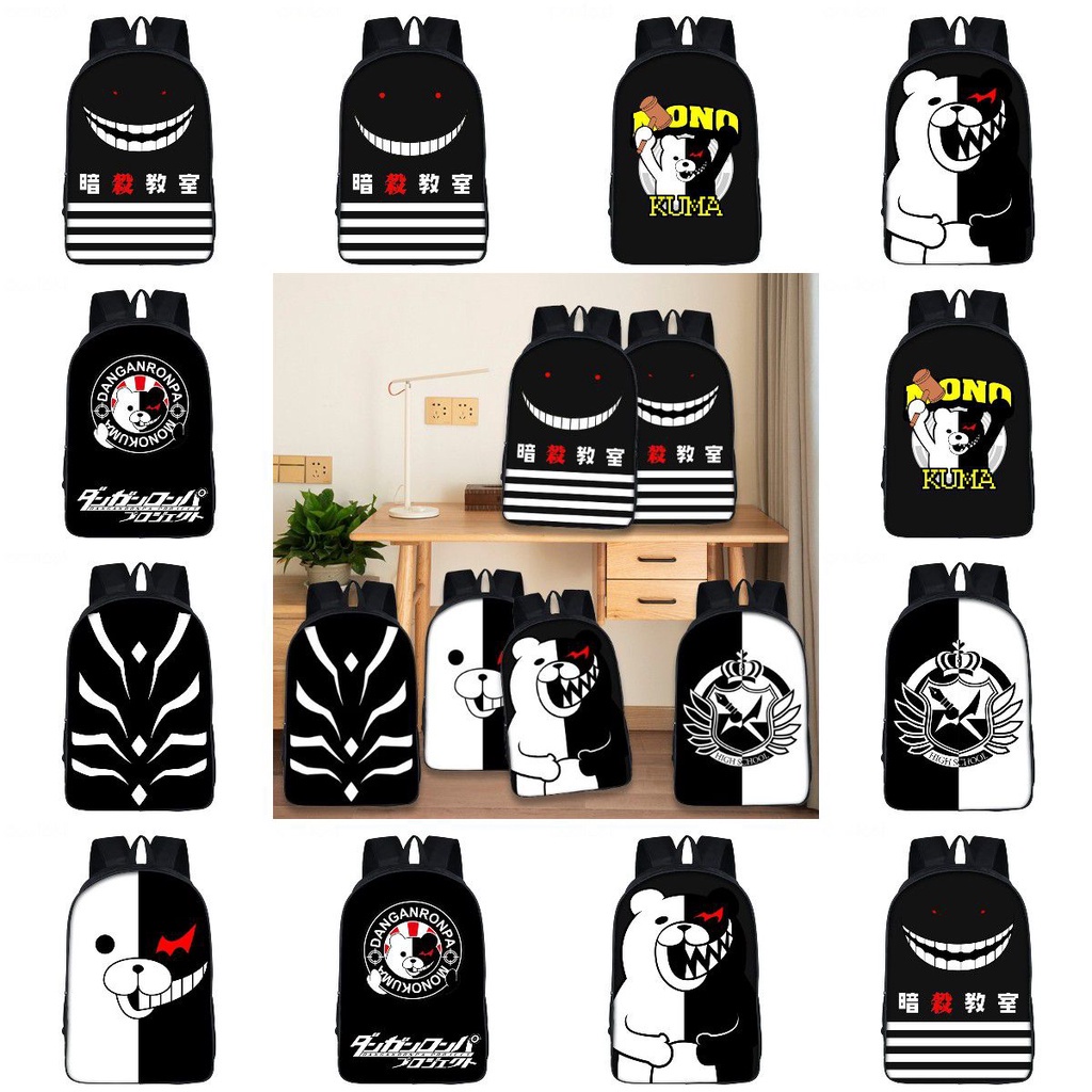 Ba Lô Du Lịch Ngoài Trời Danganronpa Monokuma Cá Tính