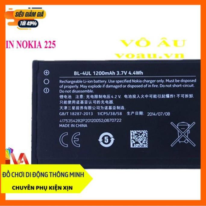 [HÀNG CHẤT] Pin Xịn Thay Nokia Lumia 225 1200mAh/ BL-4UL zin 100% - bảo hành 6 tháng