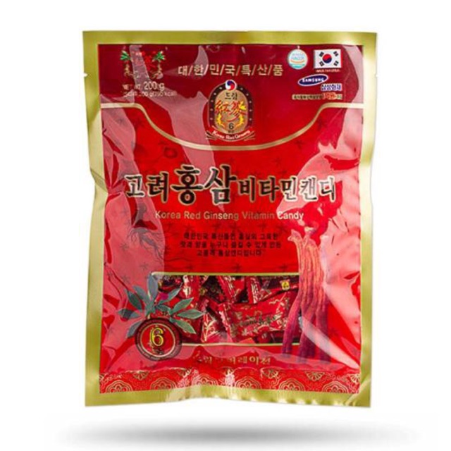 Kẹo sâm Hàn Quốc 6 năm tuổi 200g