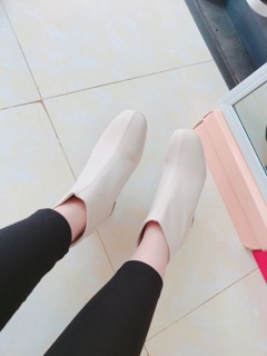 Bốt da sần gót 5p.