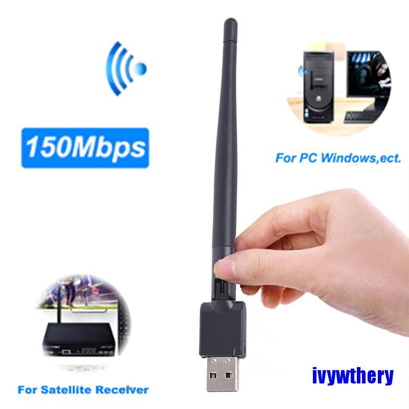 Usb Wifi Không Dây Mt7601 150mbp 802.11n / G / B Cho Dvb S2 Dvb T2