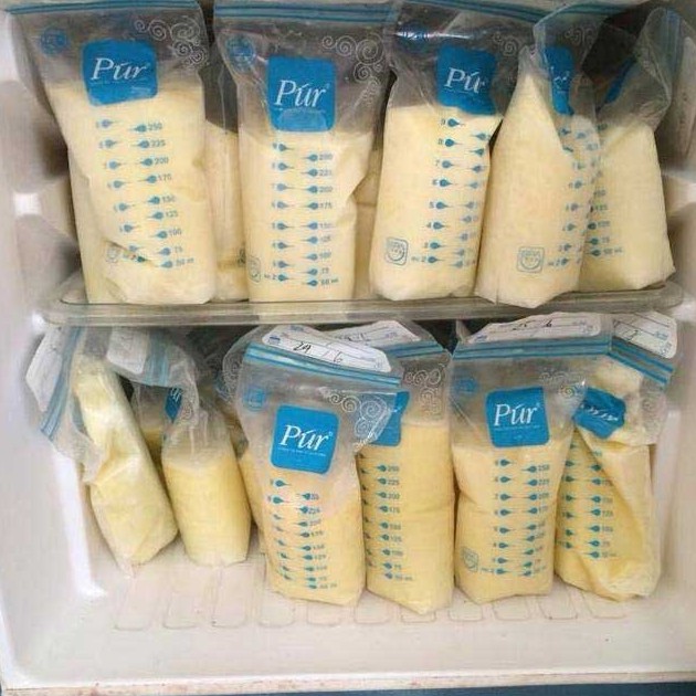 Lẻ 1 túi trữ sữa 2 khóa zip GB Baby, Sami dung tích 150ml, 250ml