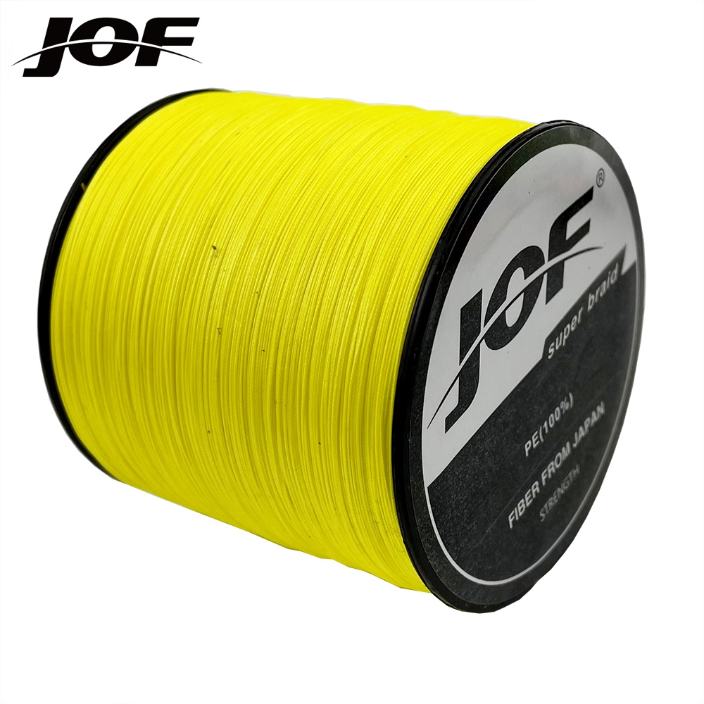 Mới Cuộn Dây Câu Cá Bện 12 Sợi JOF 300M Chất Liệu Nylon Nhiều Màu