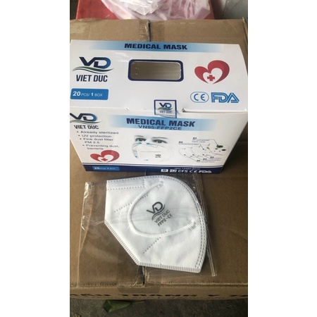 Khẩu Trang N95 Việt Đức - Vô bọc từng cái
