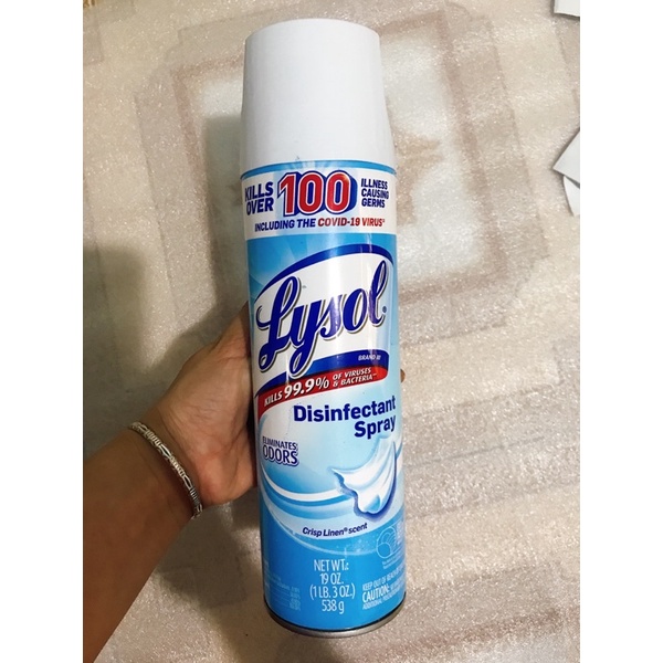 (hàng Mỹ) xịt khuẩn Lysol 538g siêu tốt