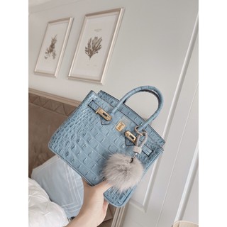 Túi xách Hermes birkin vân da cá xấu ko box