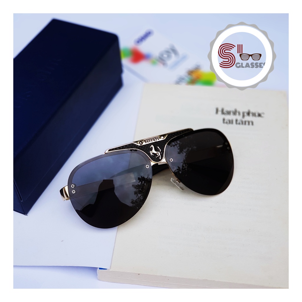 (Tặng hộp và khăn) Kính nam FRR SGlasses bảo vệ mắt (Toàn bộ ảnh kính là shop tự chụp)