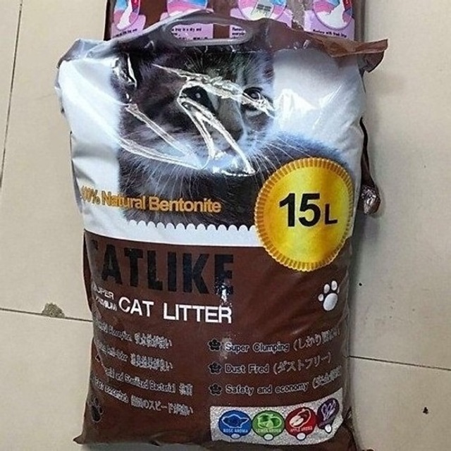 Cát vệ sinh cho mèo cao cấp 15L