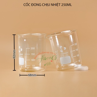 [Dụng Cụ] Cốc Thủy Tinh Chịu Nhiệt