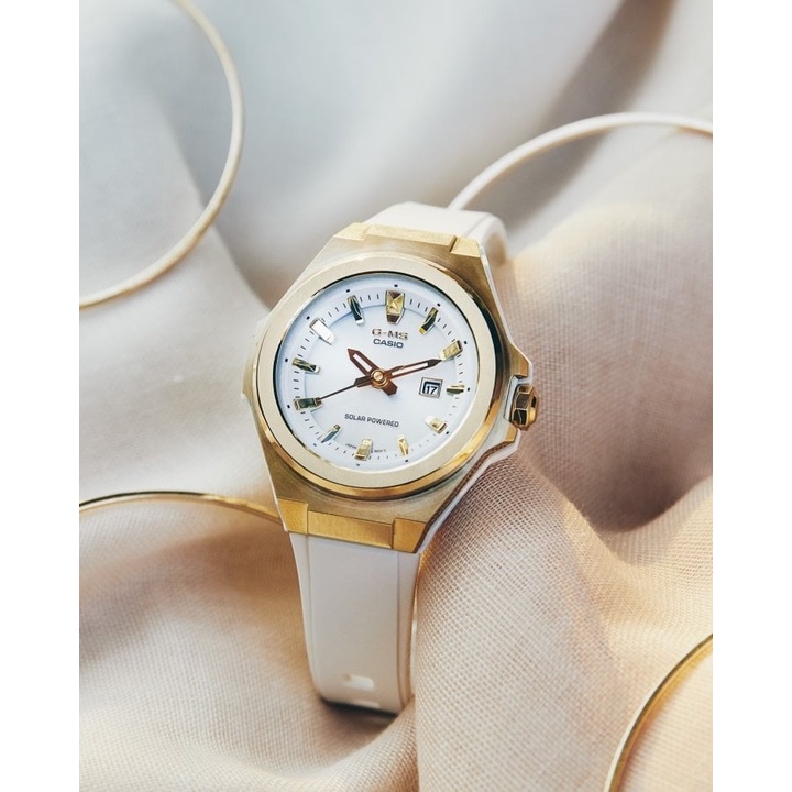 Đồng Hồ Nữ Dây Nhựa Casio Baby-G MSG-S500G-7A Chính Hãng - MSG-S500G-7ADR Pin Năng Lượng Mặt Trời