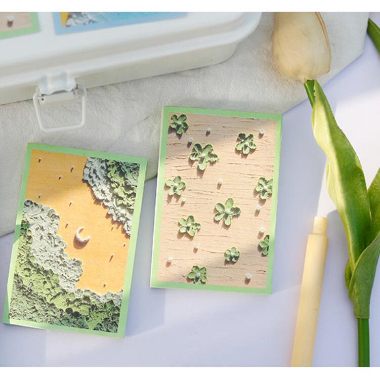 [JY] Set 80 Tờ Giấy Ghi Chú Vẽ Tranh Sơn Dầu