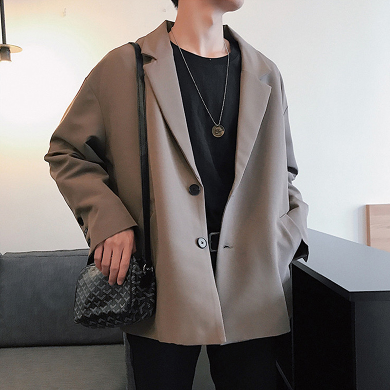 ♞AFF LIGE♞ Áo blazer dáng rộng phong cách Hàn Quốc cho nam | BigBuy360 - bigbuy360.vn
