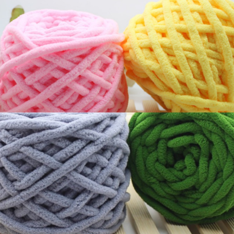 Cuộn Len Dày Dặn Mềm Mại Dùng Đan Khăn Quàng Cổ/ Nón