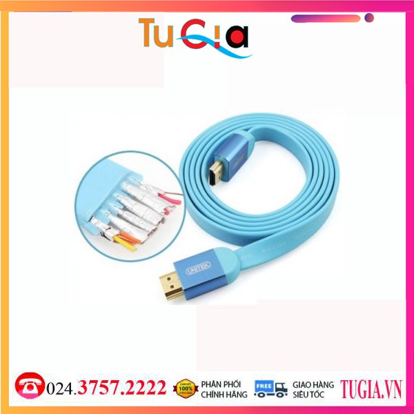 CÁP HDMI 3 MÉT SIÊU MỎNG UNITEK (Y-C155) - Hàng chính hãng