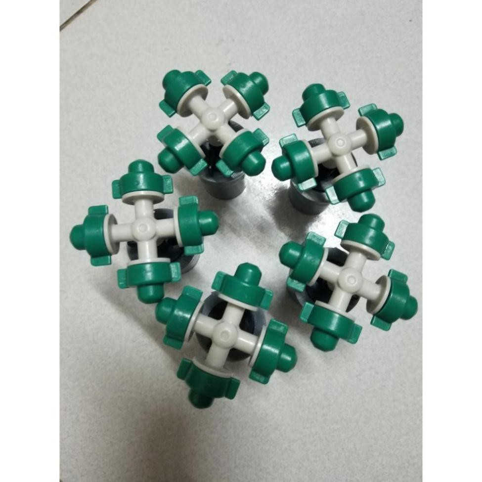 Bộ 05 Béc phun sương 4 hướng kèm kết nối ren ngoài 21