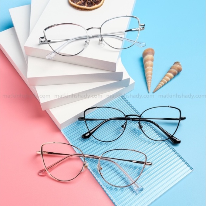 Gọng Kính Cận Hợp Kim Shady Unisex G2124
