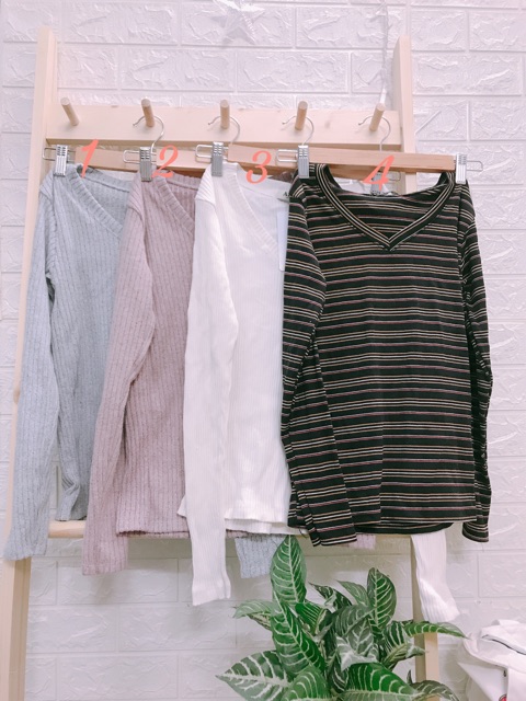 Áo thun body tay dài cổ tròn ( hình thật 100% ) | BigBuy360 - bigbuy360.vn