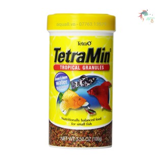 TetraMin - Thức ăn cao cấp cho cá đĩa, thần tiên dạng miếng, lá - Hộp 100G
