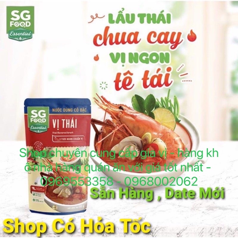 [GIÁ SỈ - HÀNG CHUẨN] NƯỚC SỐT GIA VỊ LẨU THÁI SÀI GÒN FOOD 180G [ SG FOOD ]