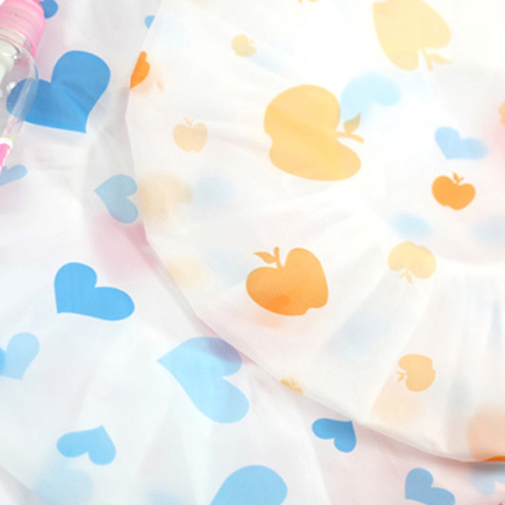 Mũ trùm tóc chống thấm nước họa tiết hoạt hình xinh xắn cho nữ