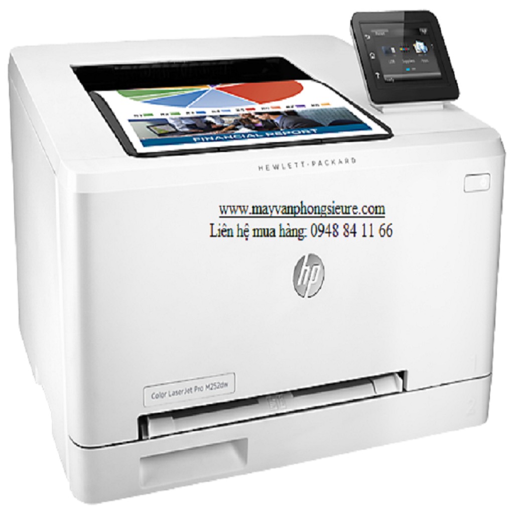 Máy in laser màu HP Color LaserJet Pro M252dw - tự động đảo mặt kết nối wifi