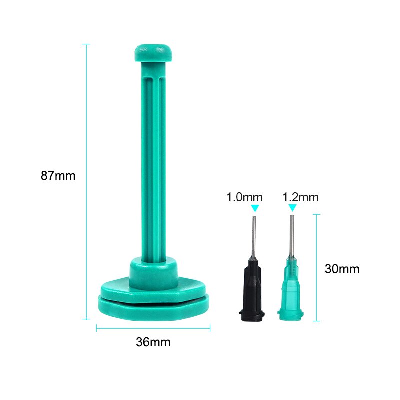 Thanh đẩy cho các loại tuýp mỡ hàn - thiếc-chì - sơn uv loại 10cc (kèm 2 đầu kim)