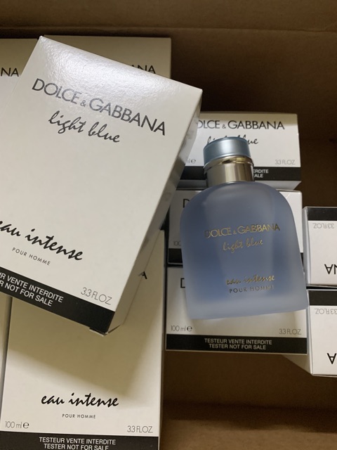 Nước hoa tester D&G light blue eau intense pour homme 100ml (như hình) | BigBuy360 - bigbuy360.vn