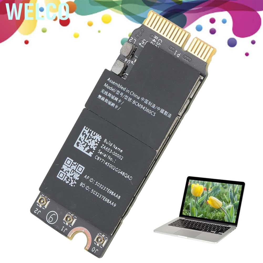 Welco BCM94360CS Wifi Card for Bluetooth 4.0 Gigabit Wireless Network Computer Accessory