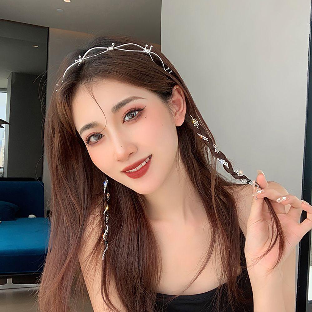 Băng Đô Cài Tóc VANES1 Bằng Hợp Kim Thời Trang Cho Cô Dâu