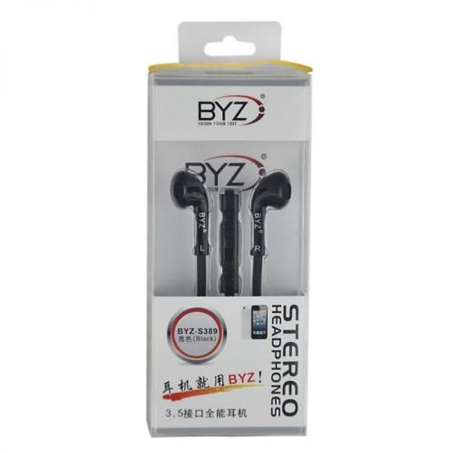 Tai Nghe Nhét Tai BYZ S389 - Jack Cắm 3.5 - Hàng Chính Hãng