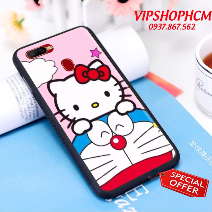 Ốp lưng Oppo Neo 5/ Neo 7/ Neo 9/ Neo 9S/ R17 Pro Hình Doremon Dễ Thương - viền TPU dẻo