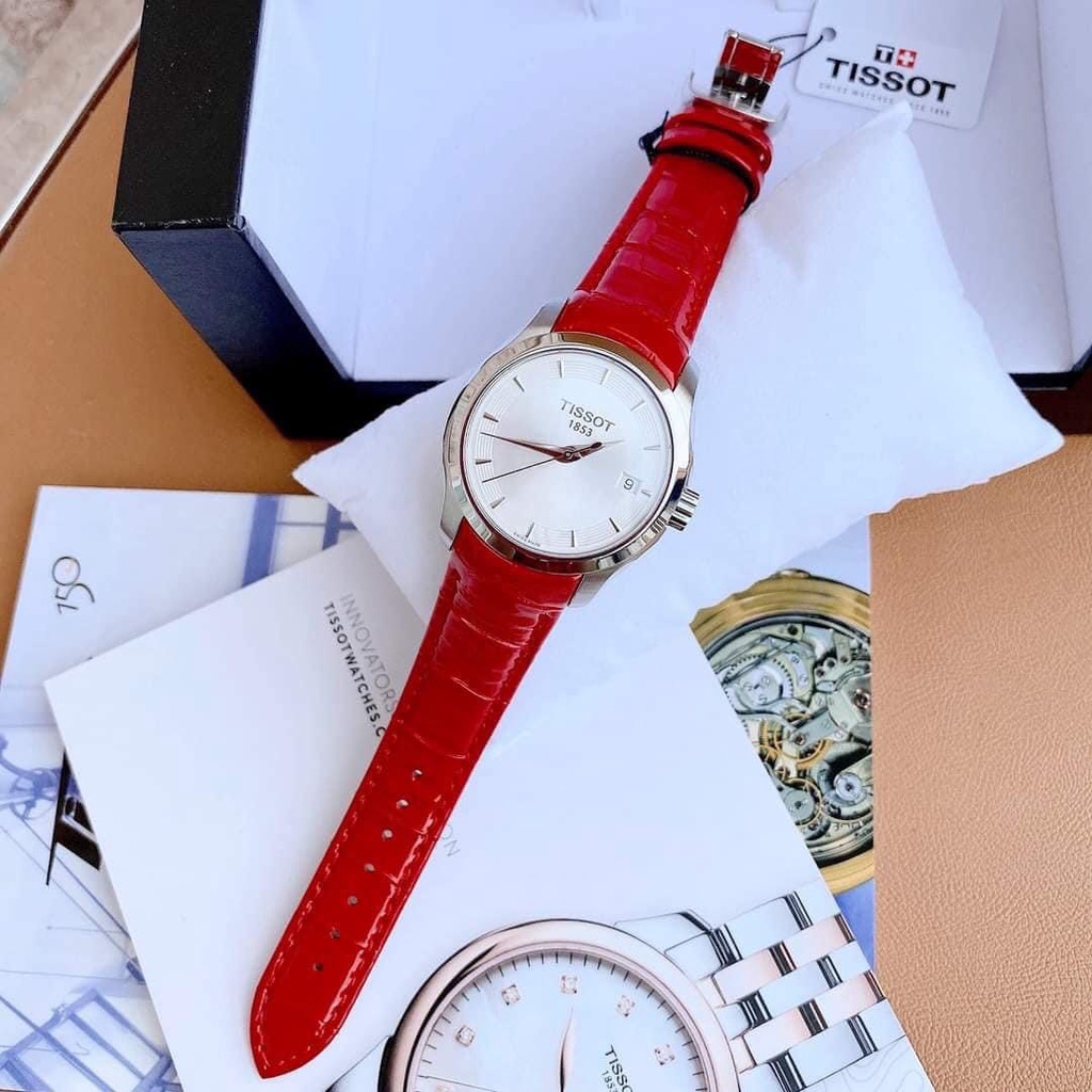Đồng hồ nữ chính hãng Tissot Couturier T035.210.16.031.01 - Máy quartz pin Thụy Sĩ - Kính Sapphire