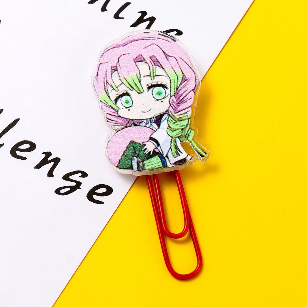 Dụng cụ kẹp giấy họa tiết hoạt hình Demon Slayer đơn giản sáng tạo